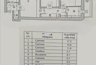 Apartament cu 3 camere semidecomandat în Titan - 11