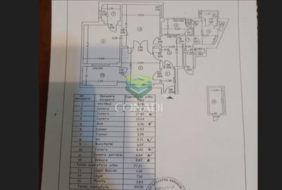 Apartament cu 3 camere semidecomandat în Universitate - 25