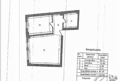 Apartament cu 2 camere semidecomandat, mobilat în Dorobanți - 11