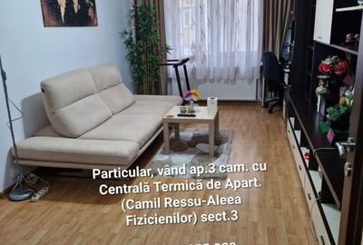 Particular, vând ap.3 camere, cu CENTRALĂ TERMICA de ap., Matei Ambrozie-Titan - 4