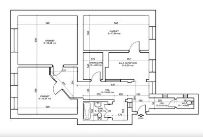 Apartament  4 camere în clădire istorica transformat în SAD - 3