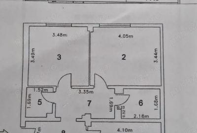 Apartament cu 3 camere decomandat în Central - 1