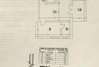 Apartament cu 2 camere decomandat, mobilat în Domnești - 7