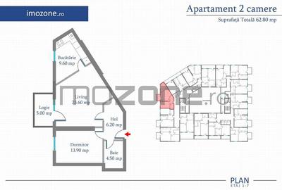 Apartament cu 2 camere semidecomandat în Militari - 1