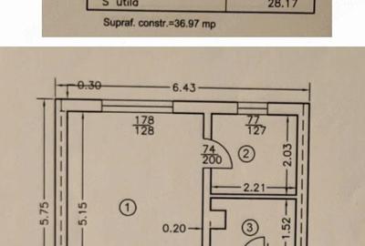 Garsonieră decomandată în Republicii - 3