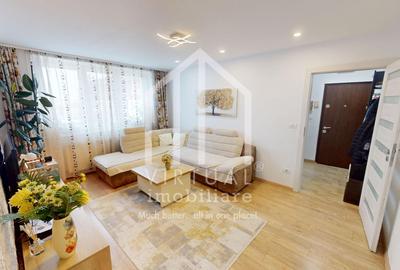 Apartament cu 3 camere semidecomandat, mobilat în Hipodrom 1 - 2