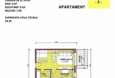 SkyLight Residence | Studio Etaj 5/17 48.84 mp total - 2