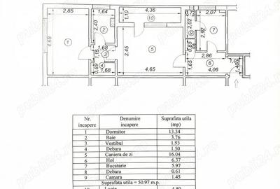 Apartament cu 2 camere decomandat în Nord - 8