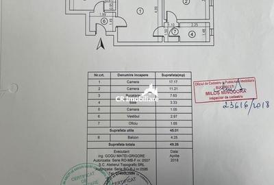 Apartament cu 2 camere decomandat în Berceni