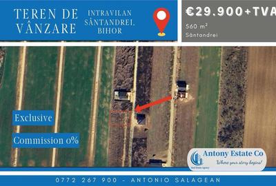 Teren de 560 mp, în Sântandrei