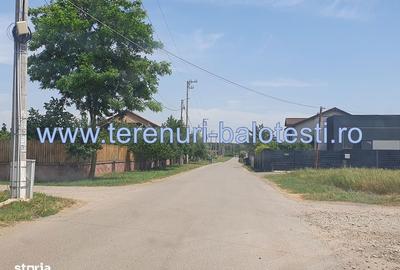 Teren de 1000 mp, în Balotești