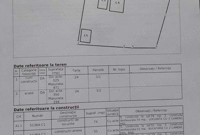 Casă cu 5 camere cu Teren 1265 Mp în Corlățel - 1