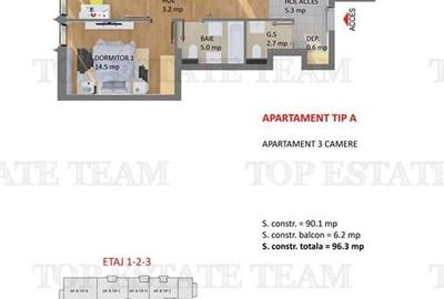 Apartament lux 3 camere - 12