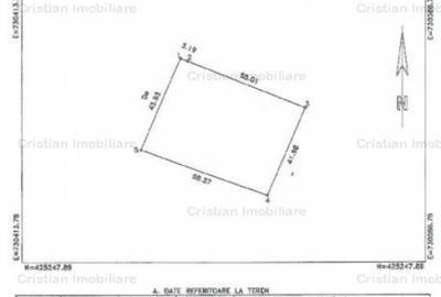 Teren intravilan 2500 mp zona Chercea, 70m front stradal - 2
