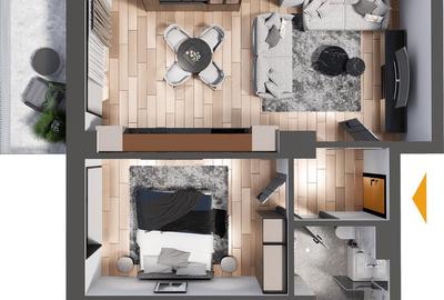 Apartament cu 2 camere în Nicolina - 2