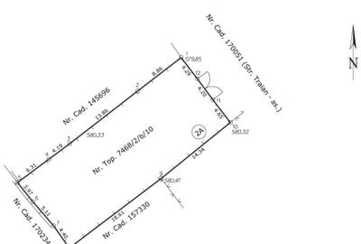 Teren Construcții intravilan de 441 mp, în Județean - 2