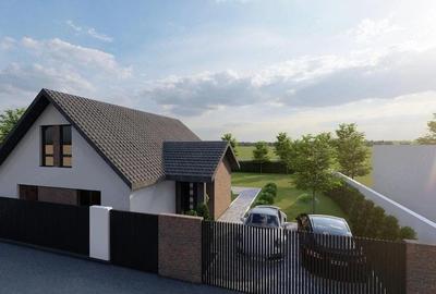 Casă cu 5 camere cu Teren 520 Mp în Giroc