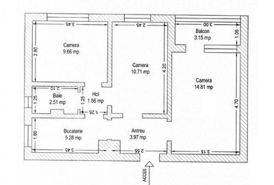 Apartament de vanzare 3 camere decomandat, Cartier Aurel Vlaicu - Arad - 8