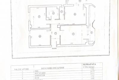 Apartament cu 3 camere decomandat în Central