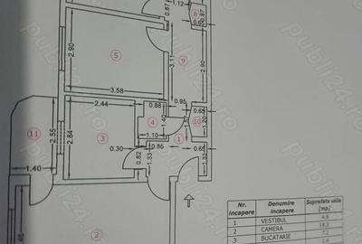 Apartament cu 3 camere decomandat în Militari - 38