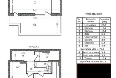 Duplex 3 camere The Suburb Buftea - 18