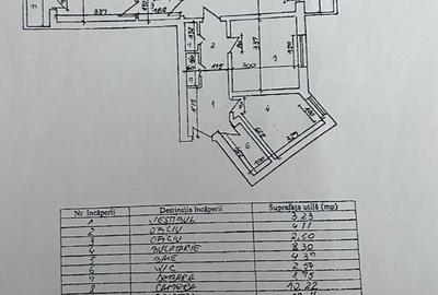 Apartament cu 3 camere semidecomandat în Chișinau - 3
