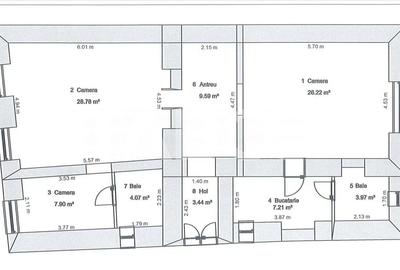 Apartament de vanzare in Centrul Istoric Sibiu 90 mpu mobilat utilat - 7