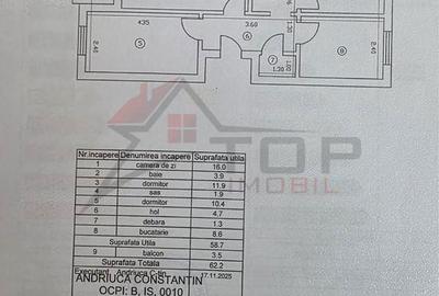 Apartament cu 3 camere decomandat în Tătărași