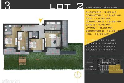 Apartament cu 4 camere decomandat în Theodor Pallady - 1