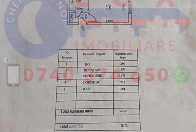 ID 2980 Apartament cu 2 camere de vanzare Strada Neptun, ETAJ 1 - 15