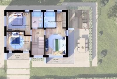 Casă individuală cu 5 camere cu Teren 447 Mp în Corbeanca - 6