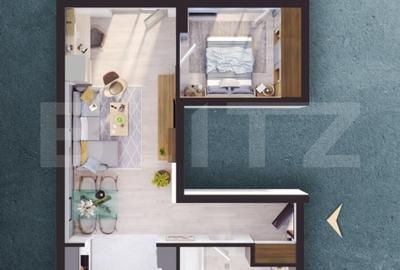 Apartament de vanzare, cu 2 camere, 51 mp, zona Elite - 1