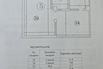 Apartament cu 3 camere semidecomandat, mobilat în Cug - 13