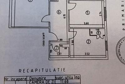 Apartament cu 3 camere decomandat în Central - 7