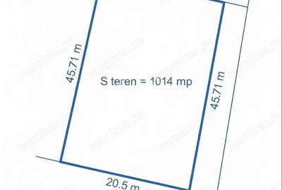 Teren de 1014 mp, în Torontalului