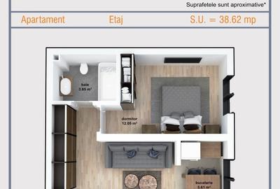 VANZARE APARTAMENT 2 CAMERE SPATIOS-IDEAL PENTRU INVESTITIE-TINERETULUI MILITARI - 2