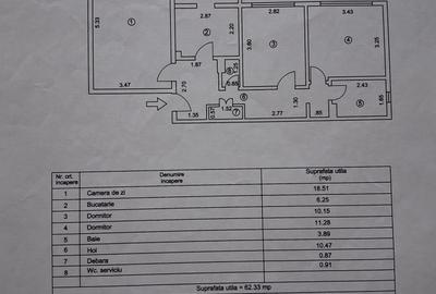 Apartament cu 3 camere decomandat, mobilat în Dorobanți - 10