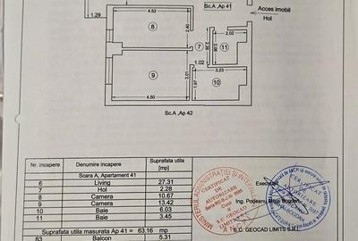 Apartament cu 3 camere în Cazino