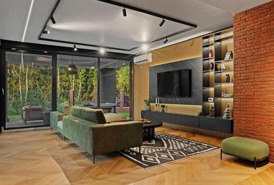 Vilă cu Design Industrial în Corbeanca, Lângă Liziera Pădurii - 10