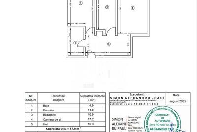 Apartament cu 2 camere decomandat în Central - 2