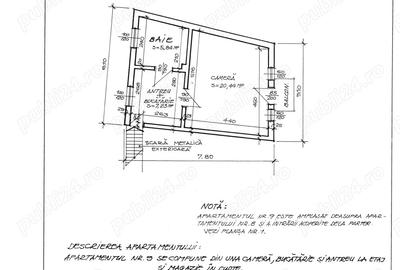 Apartamentul cu 1 camera la curte comuna - 2