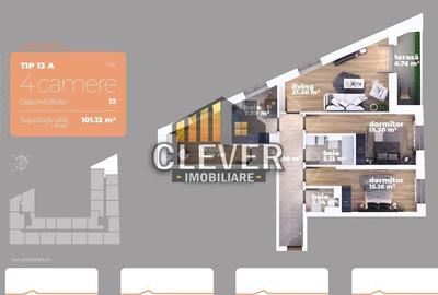 Apartament 4 camere Liviu Rebreanu Titan Auchan - 2