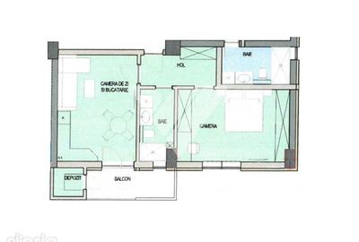 Apartament cu 2 camere decomandat în Șelimbăr - 6