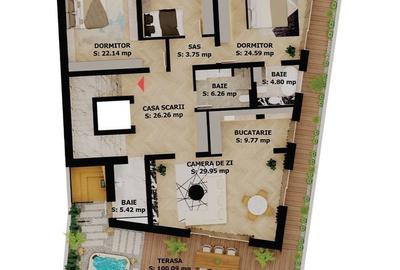 Apartament nou, 4 camere, 590 000 Euro. Comision 0. - 1