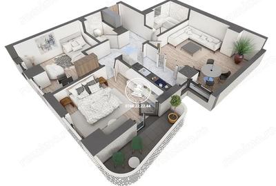 Apartament cu 3 camere în Galata - 2