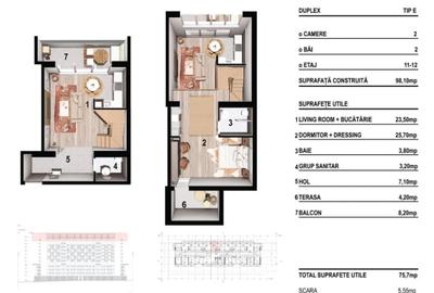 Splaiul Unirii/ 8 minute de Centru/ Duplex 3 camere