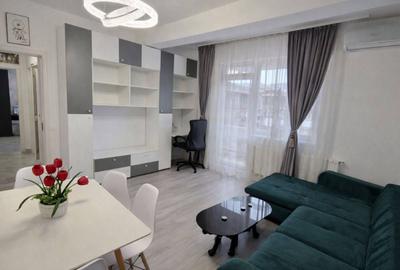 Apartament cu 2 camere semidecomandat, mobilat în Brâncoveanu