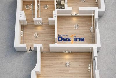 Apartament cu 2 camere decomandat în Copou