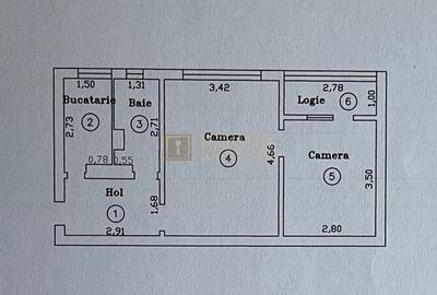 Str. Teiului - Circumvalatiunii; 2 camere. Comision zero. Str. Teiului - Circumvalatiunii; 2 camere. Comision zero. - 2