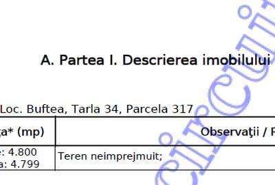 Teren intravilan 16.295 mp Clinceni, 2 deschideri, front 60 m, acces Centura/A0 Teren intravilan 16.295 mp Clinceni, 2 deschideri, front 60 m, acces Centura/A0 - 6